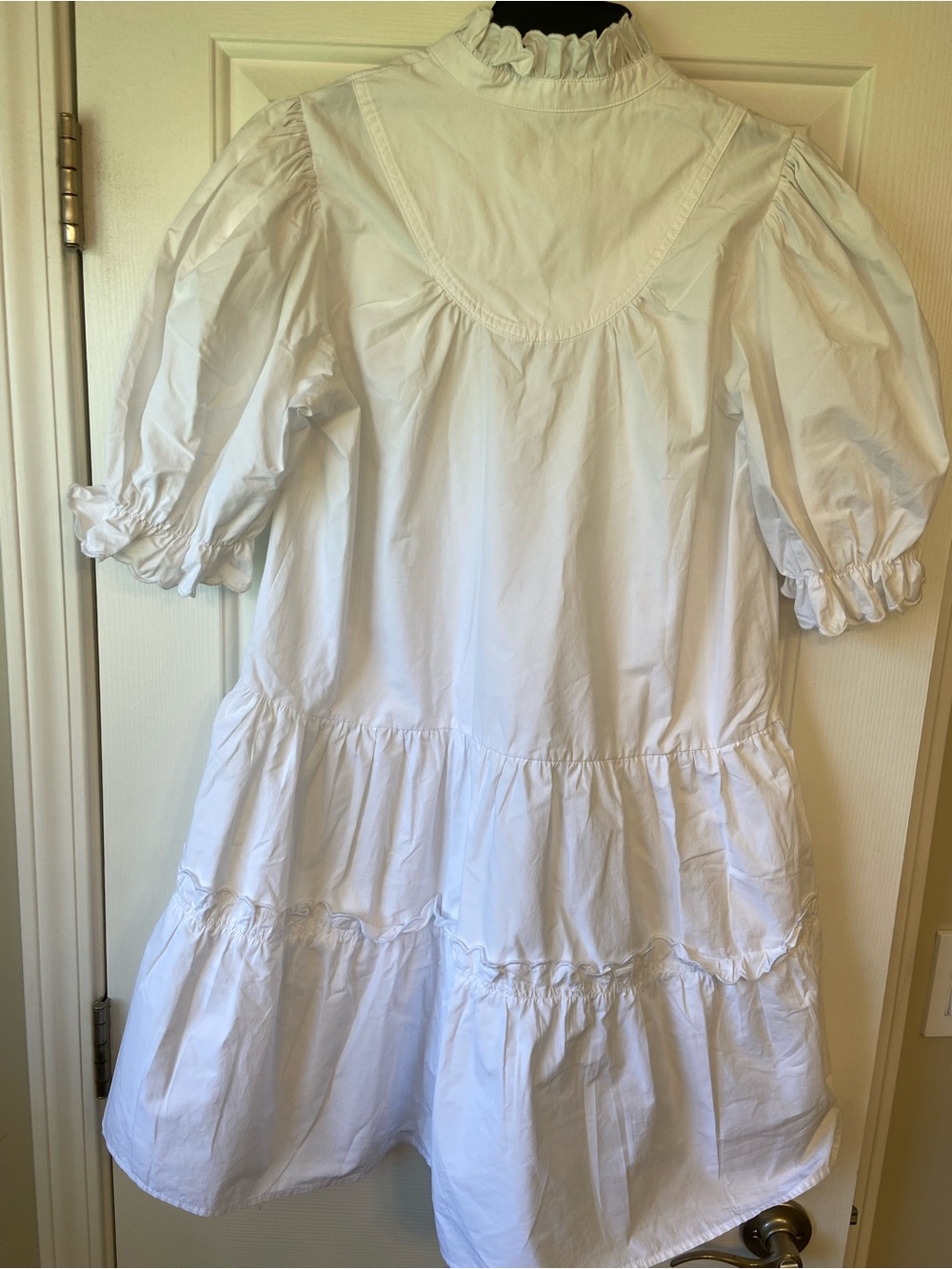Tuckernuck Pomander Place White Selena Mini Dress Medium - Picture 13 of 13